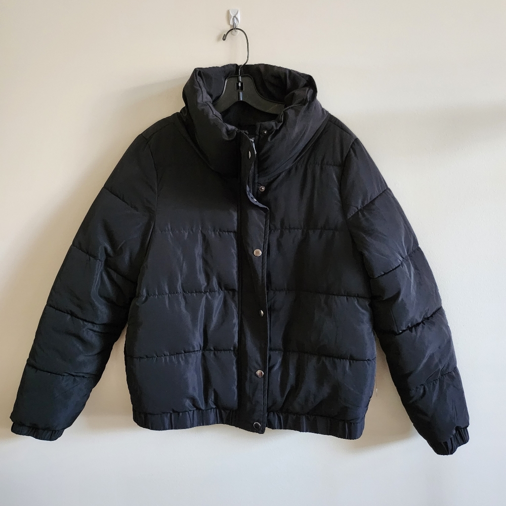STREETWEAR SOCIETY I M short puffer jacket I black